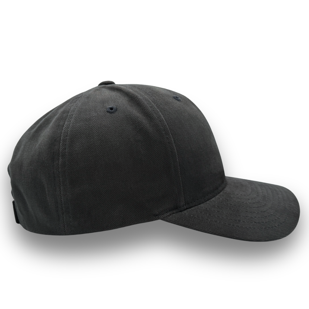 Premium Black Combed Cotton Cap