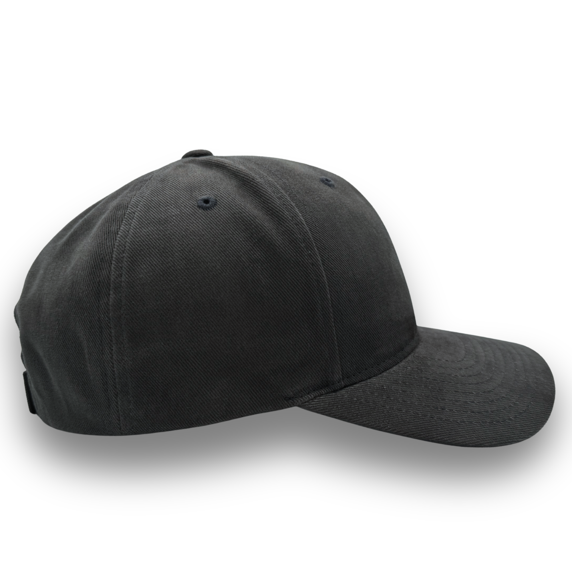 Premium Black Combed Cotton Cap