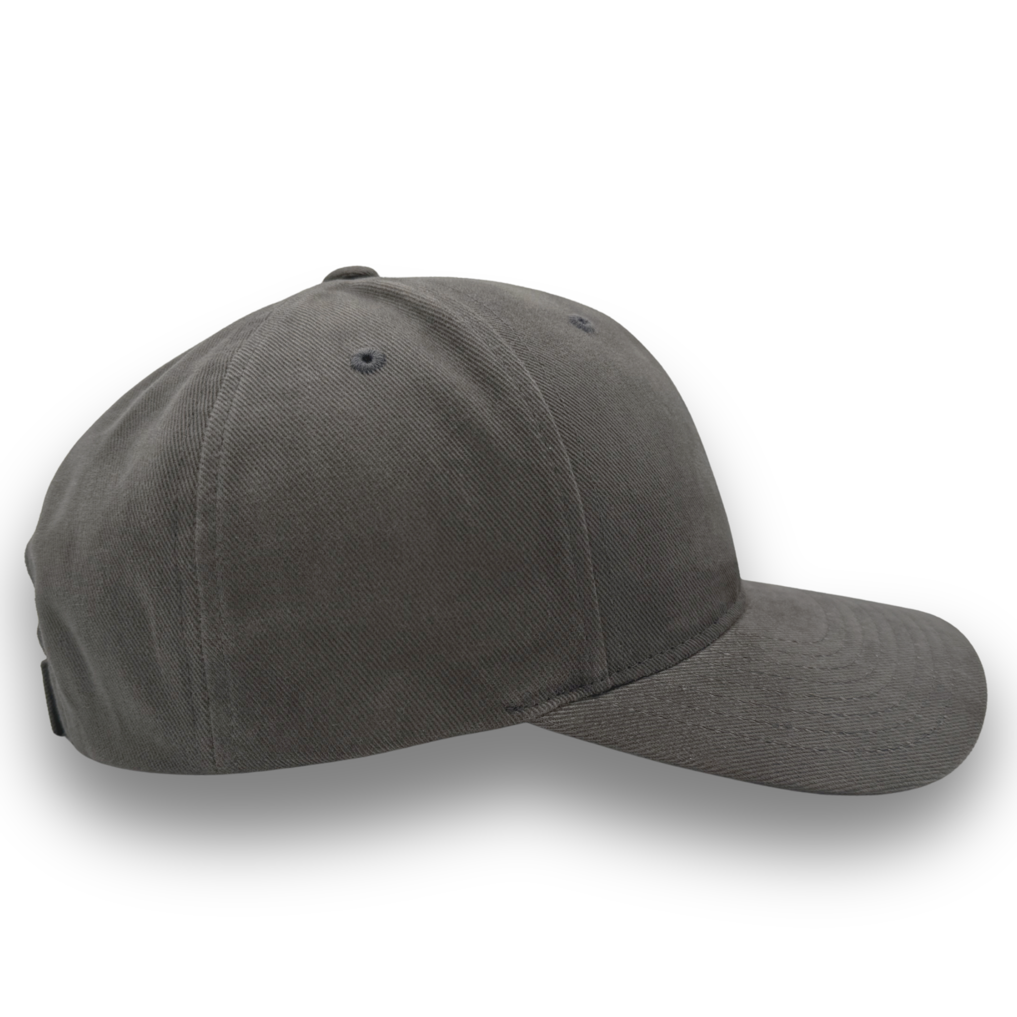 Premium Vintage Gray Combed Cotton Cap