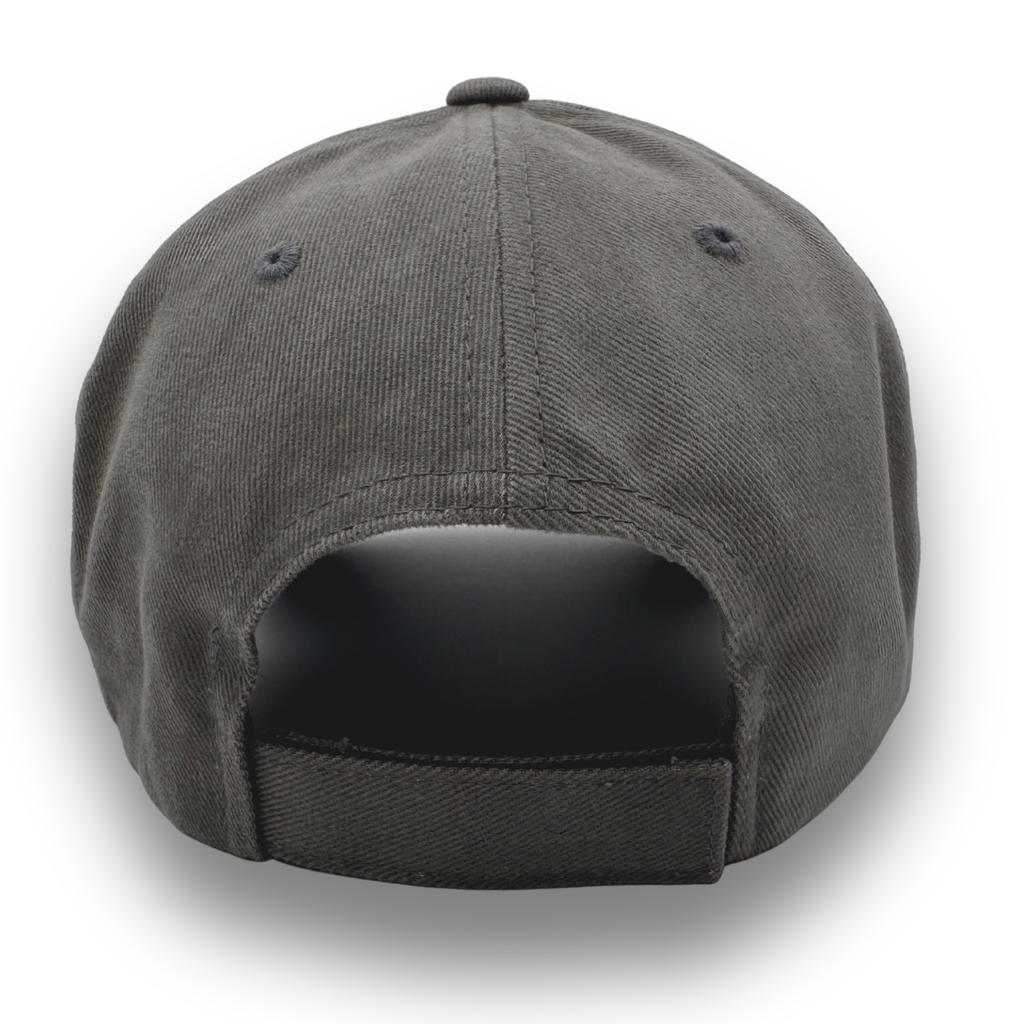 Premium Vintage Gray Combed Cotton Cap